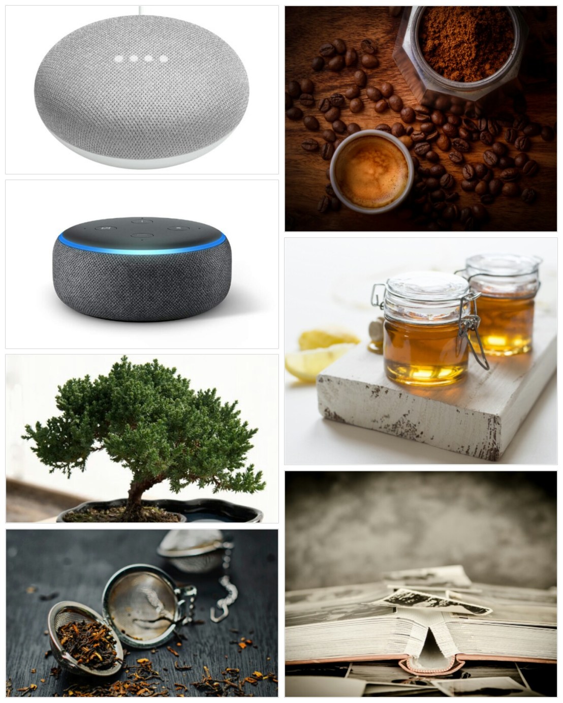 A collage of Christmas gift ideas for parents - part 1