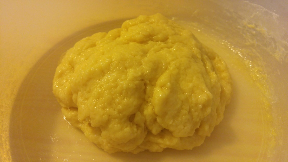 A ball of dough for Christstollen