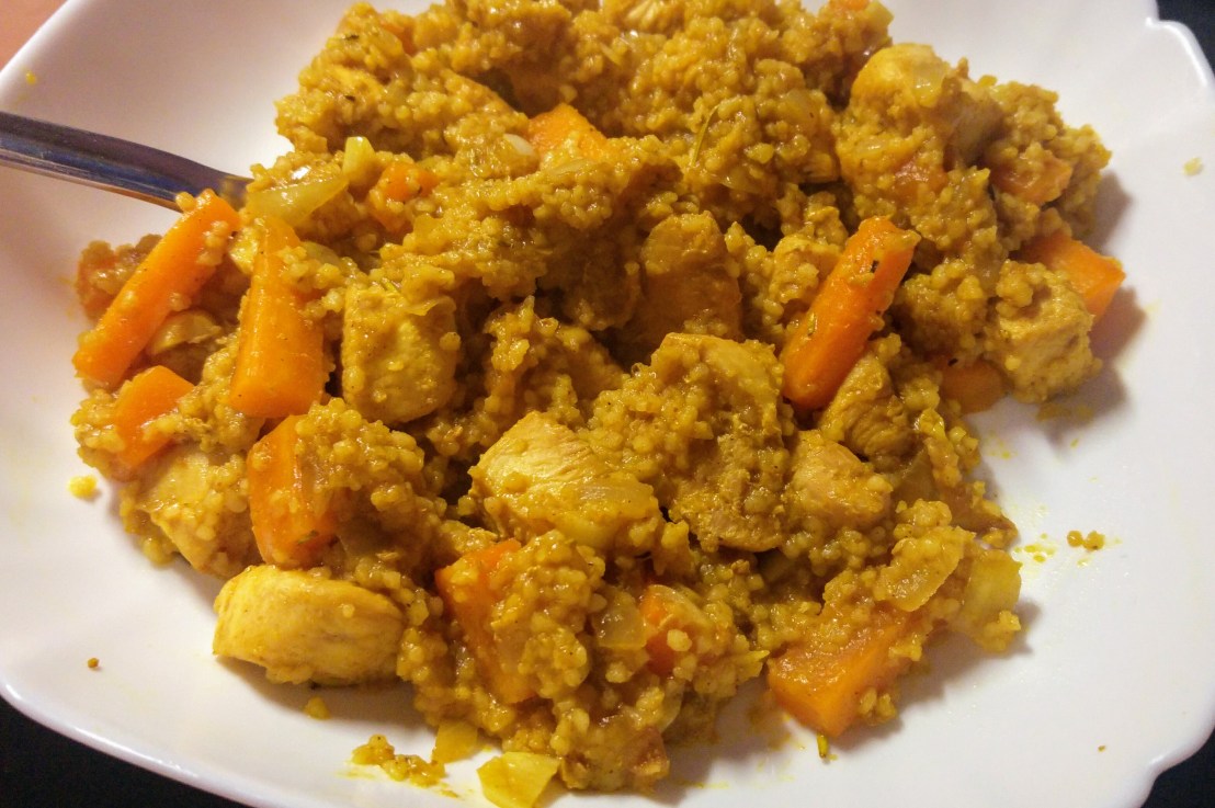 Quick Couscous Carrot Chicken Stir&nbsp;Fry