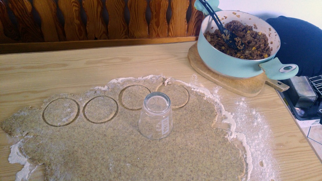 Cutting out dumplings