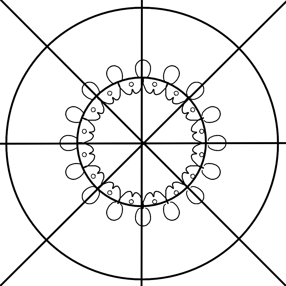 Mandala drawing steps