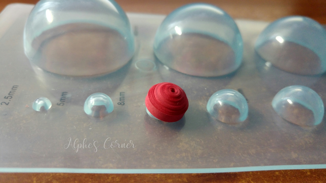 Quilling tutorial - tools - mould domes