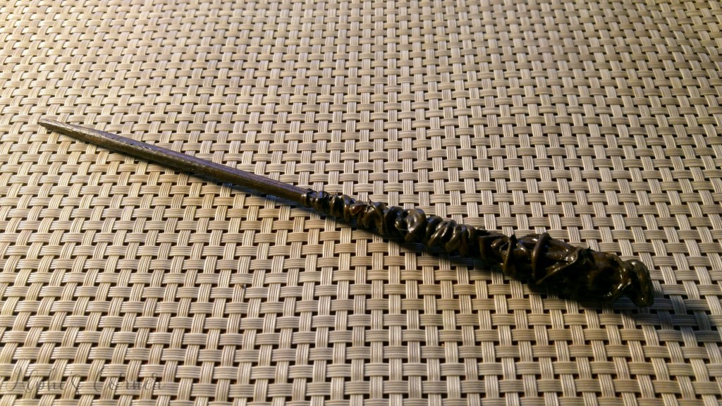 Finished DIY Harry Potter wand