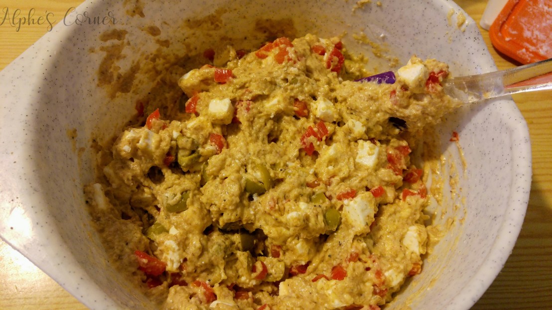 The pastry for savoury muffins