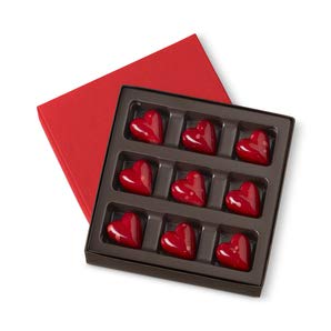Valentine gift ideas - heart shaped chocolates