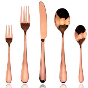 Rose gold kitchen accessories - cutlery