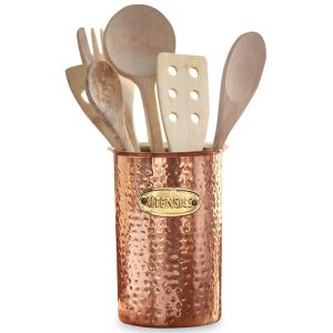 Rose gold kitchen accessories - utensil holder