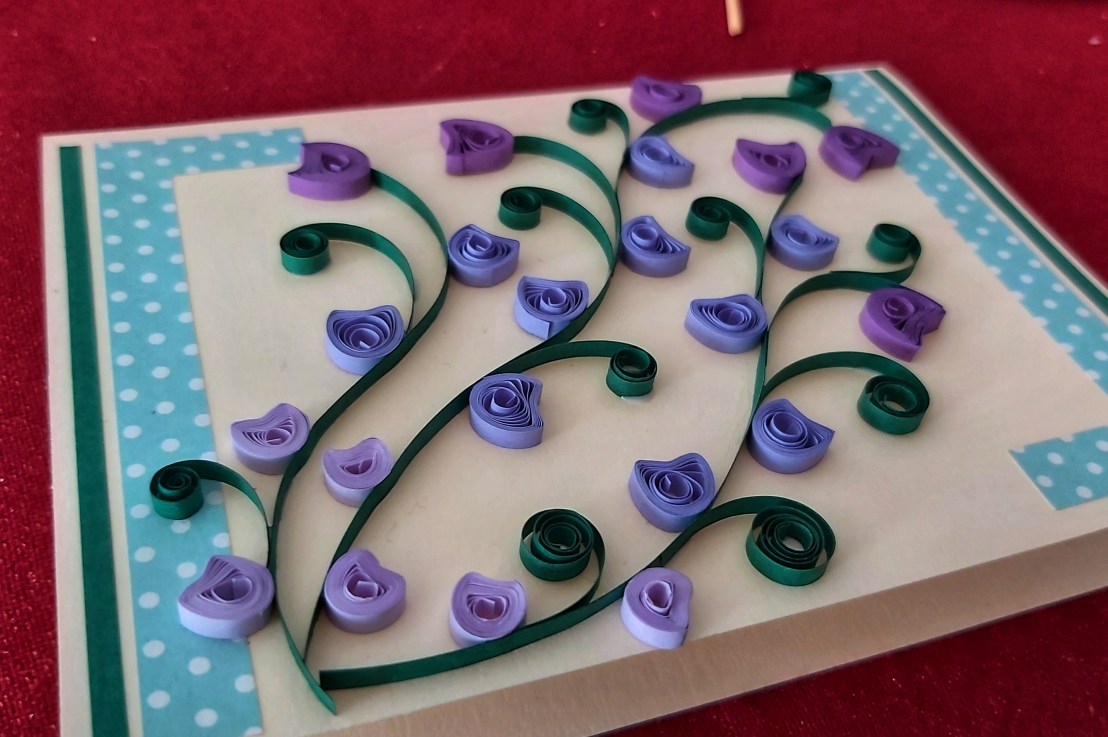 Quilling Floral Birthday&nbsp;Card