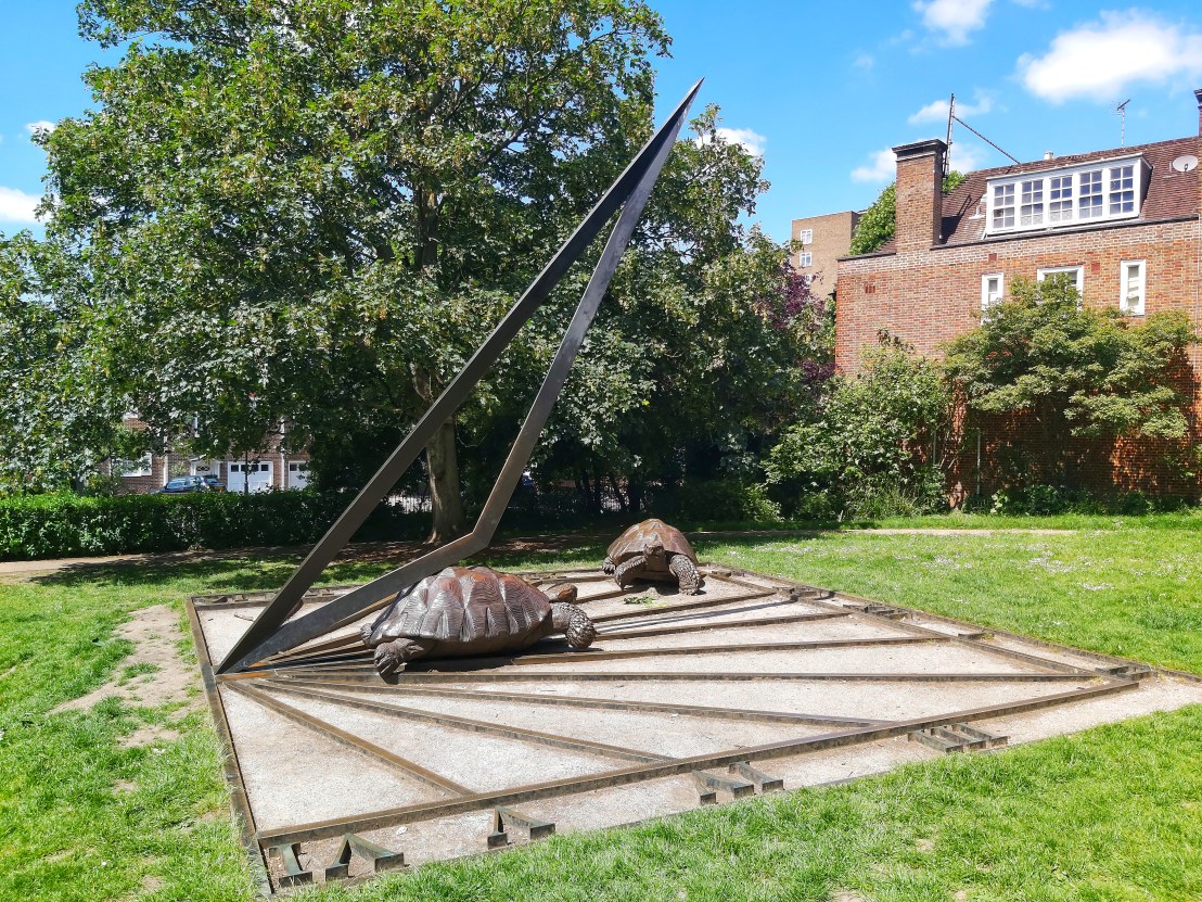 Holland Park Tortoise Sundial