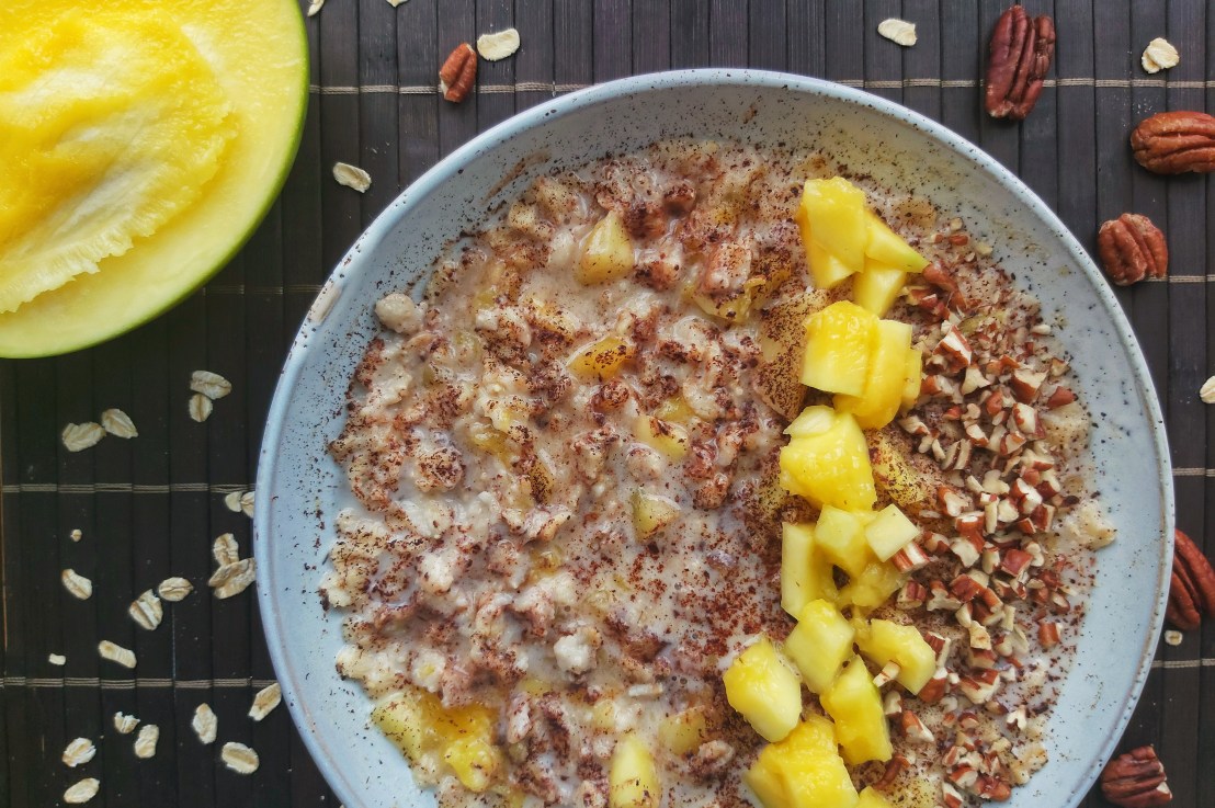 Mango And Pecan Nut&nbsp;Porridge