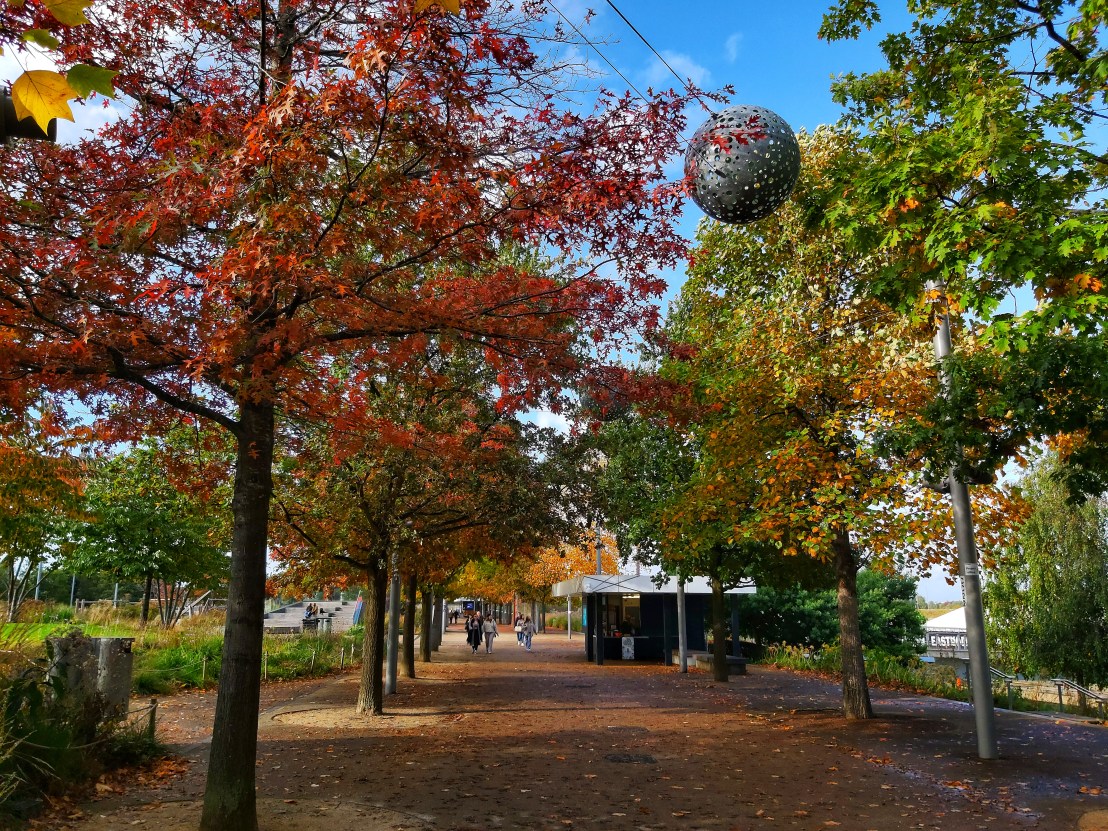 London Parks - Queen Elizabeth Olympic Park - Autumn
