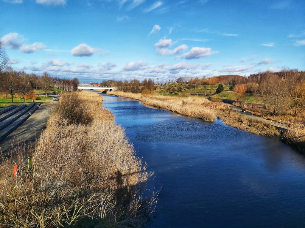 London Parks - Queen Elizabeth Olympic Park - Lea River