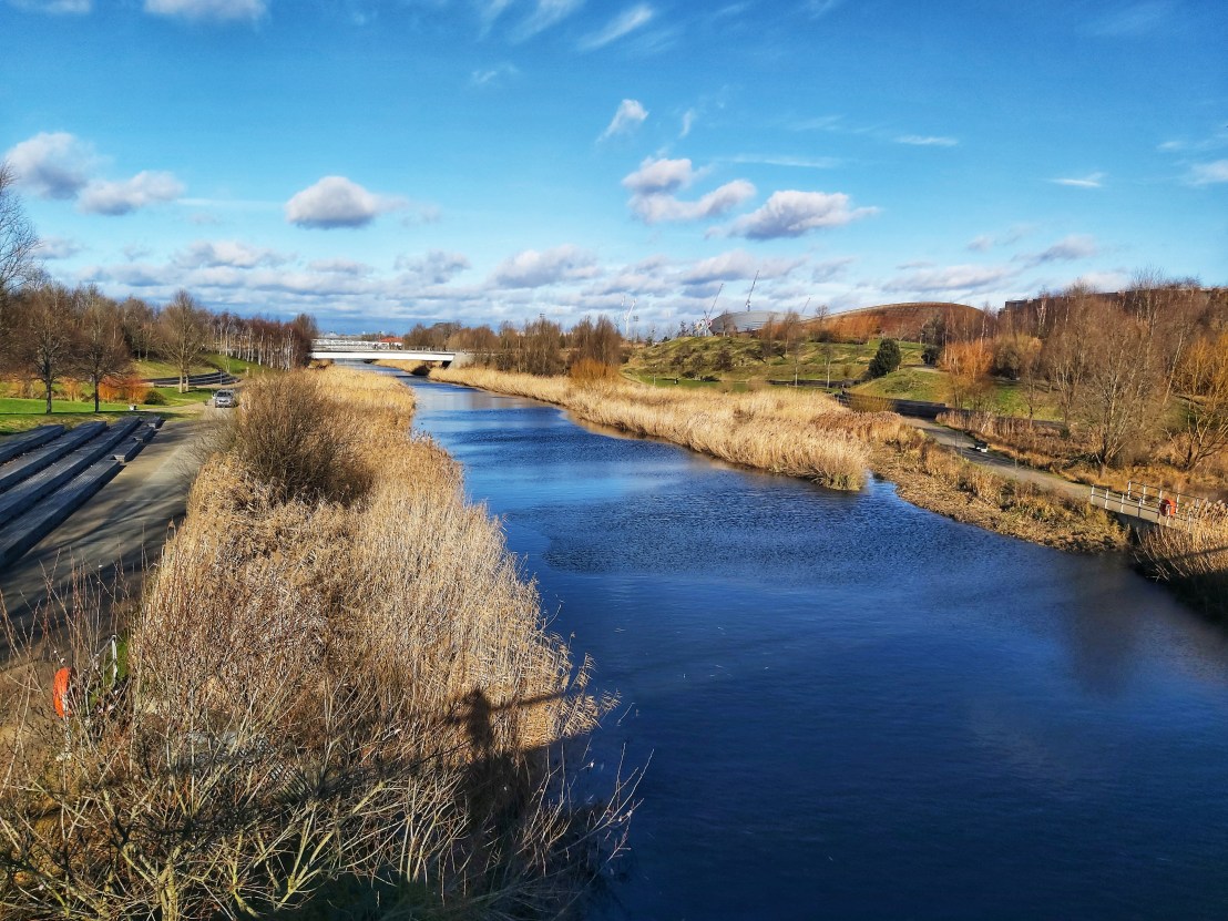 London Parks - Queen Elizabeth Olympic Park - Lea River
