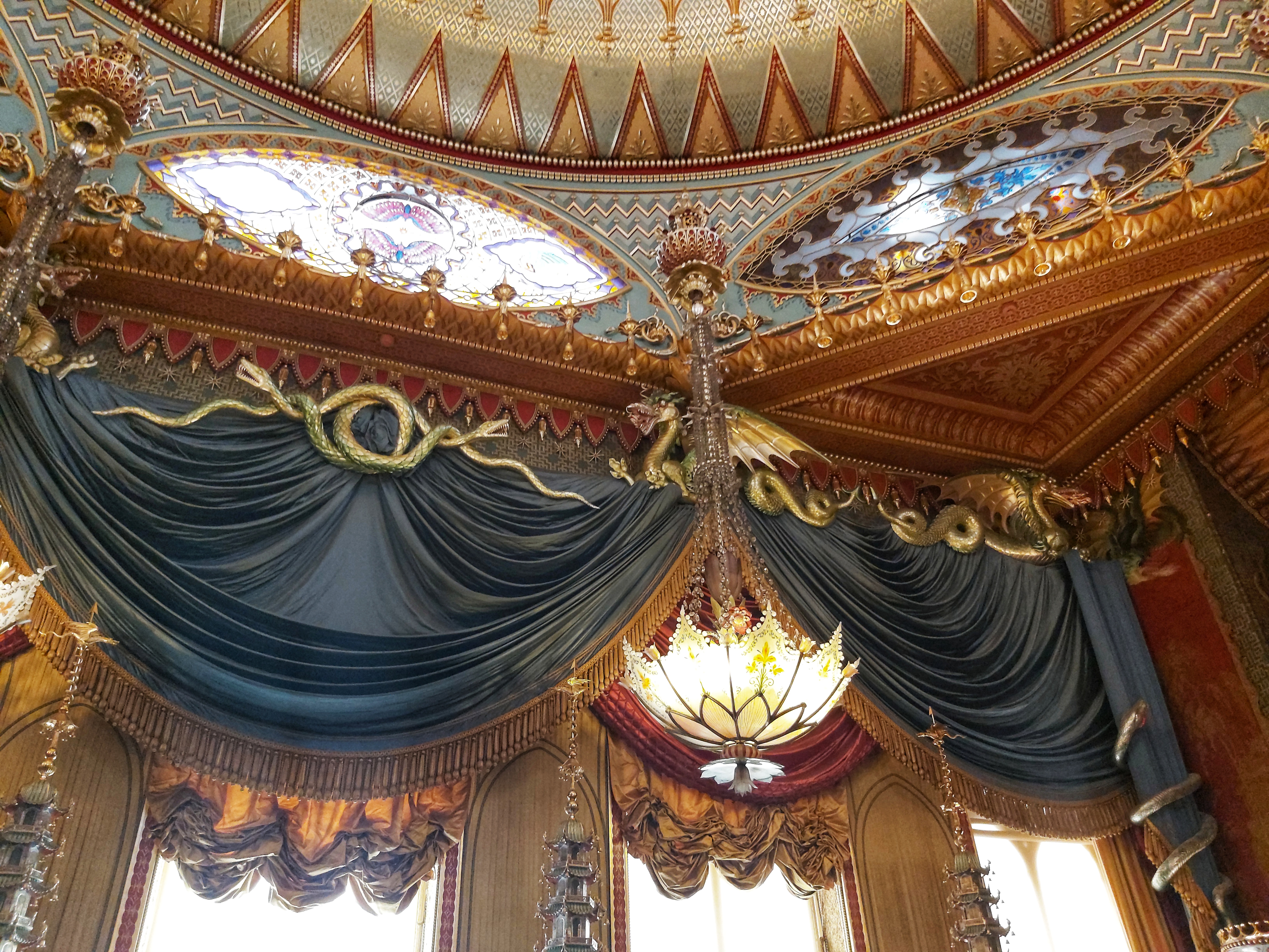 Brighton Palace Ceiling and Chandelier