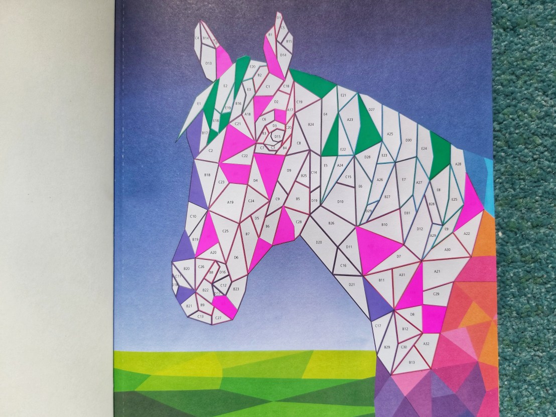 Sticker Mosaics Stress Relief Book