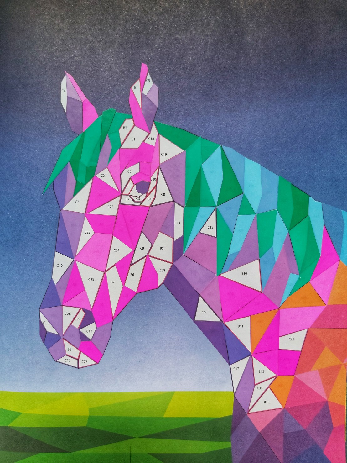 Sticker Mosaics Stress Relief Book