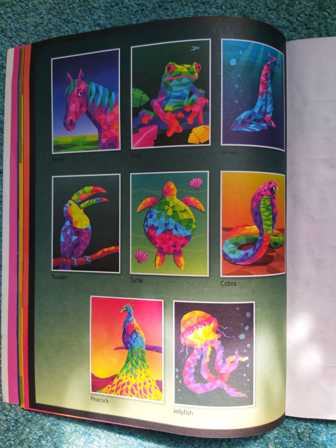 Sticker Mosaics Stress Relief Book