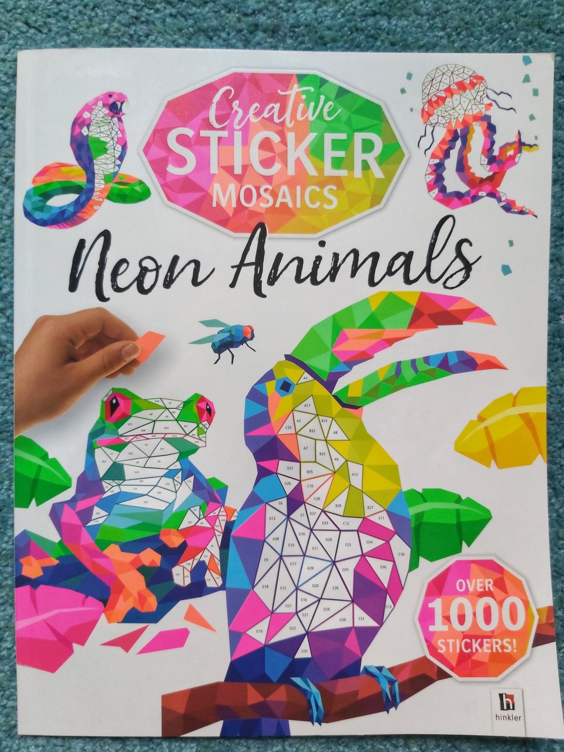 Sticker Mosaics Stress Relief Book