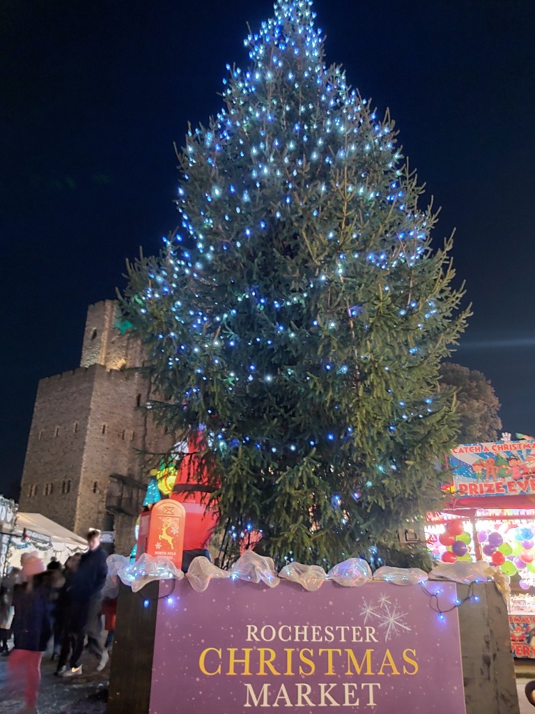 Christmas Tree at Rochester Christmas Market
