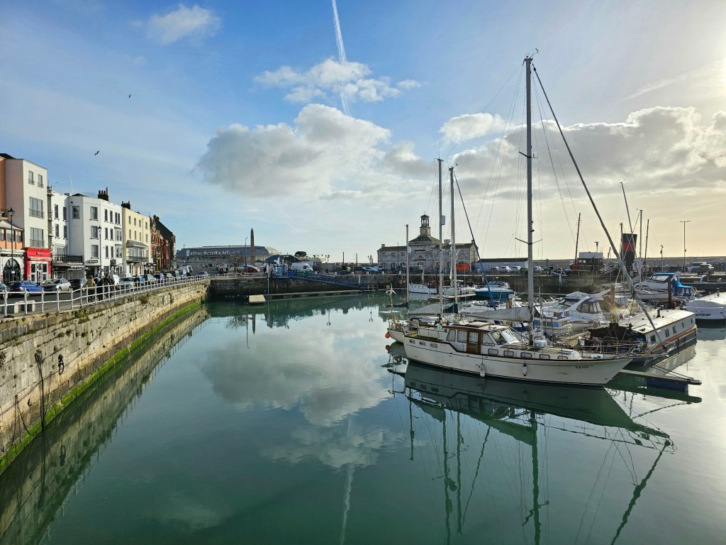Boats in Ramsgate Marina.