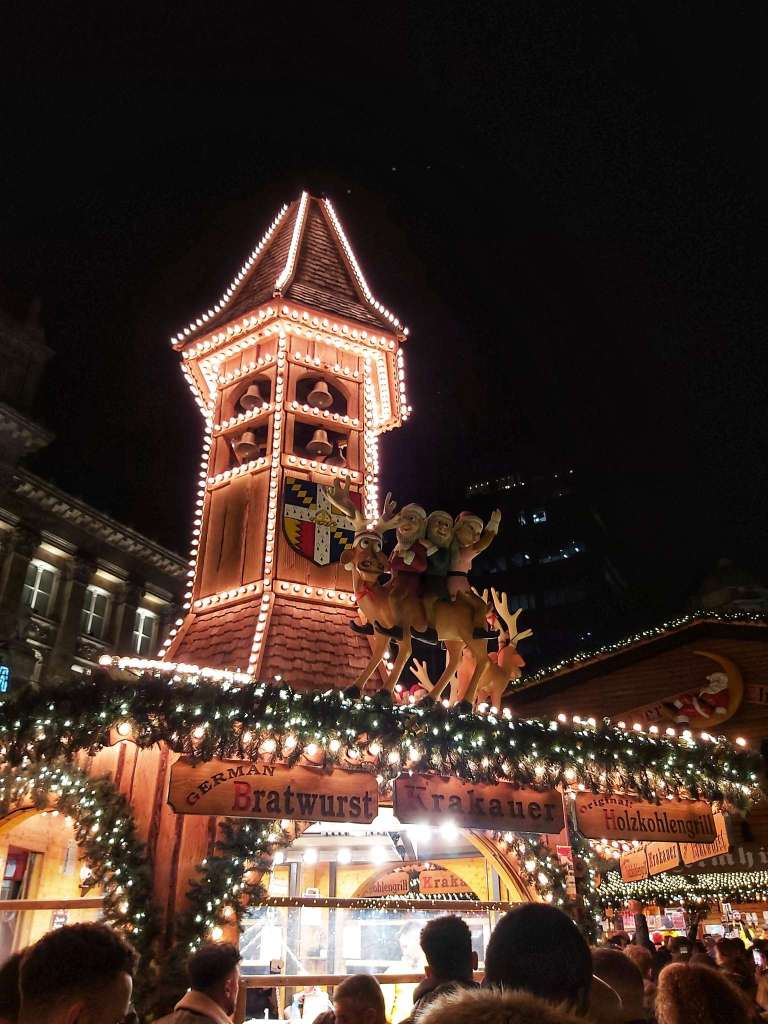 Birmingham Christmas Market, England.