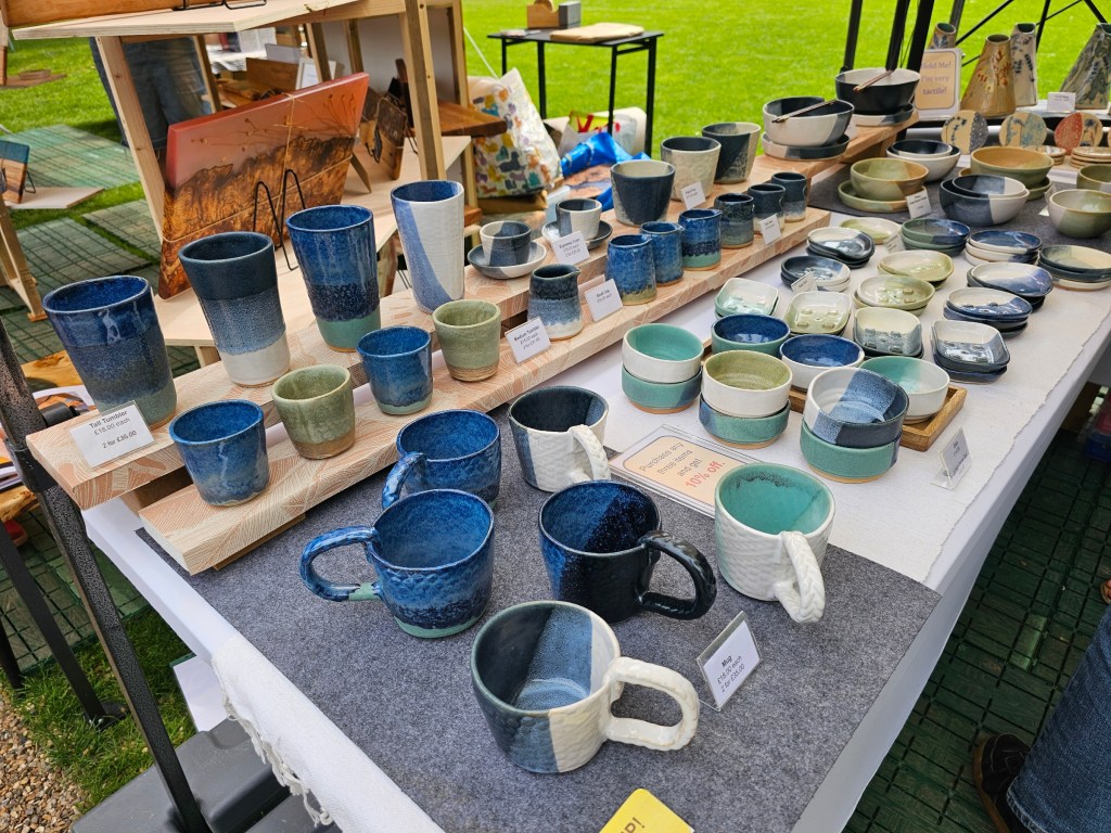 Garden fair at the Chelsea Physic Garden in London - ceramics