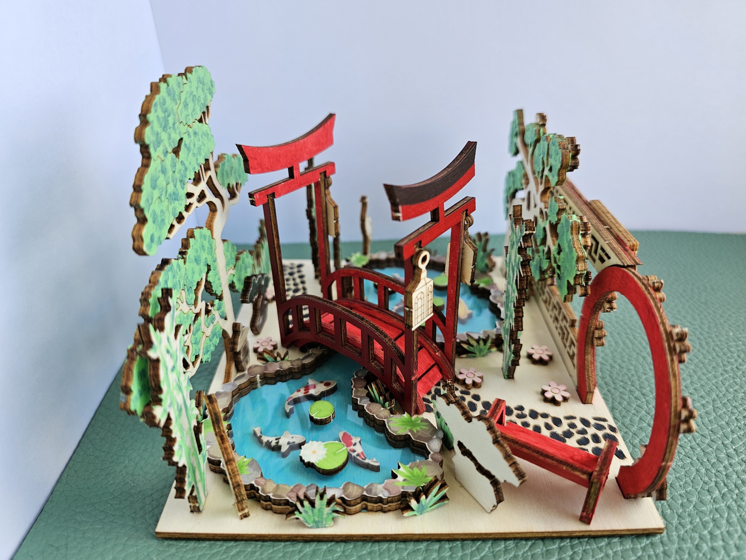 DIY Plywood Modelling – Japanese Garden – Mini DIY Set – Alphe's