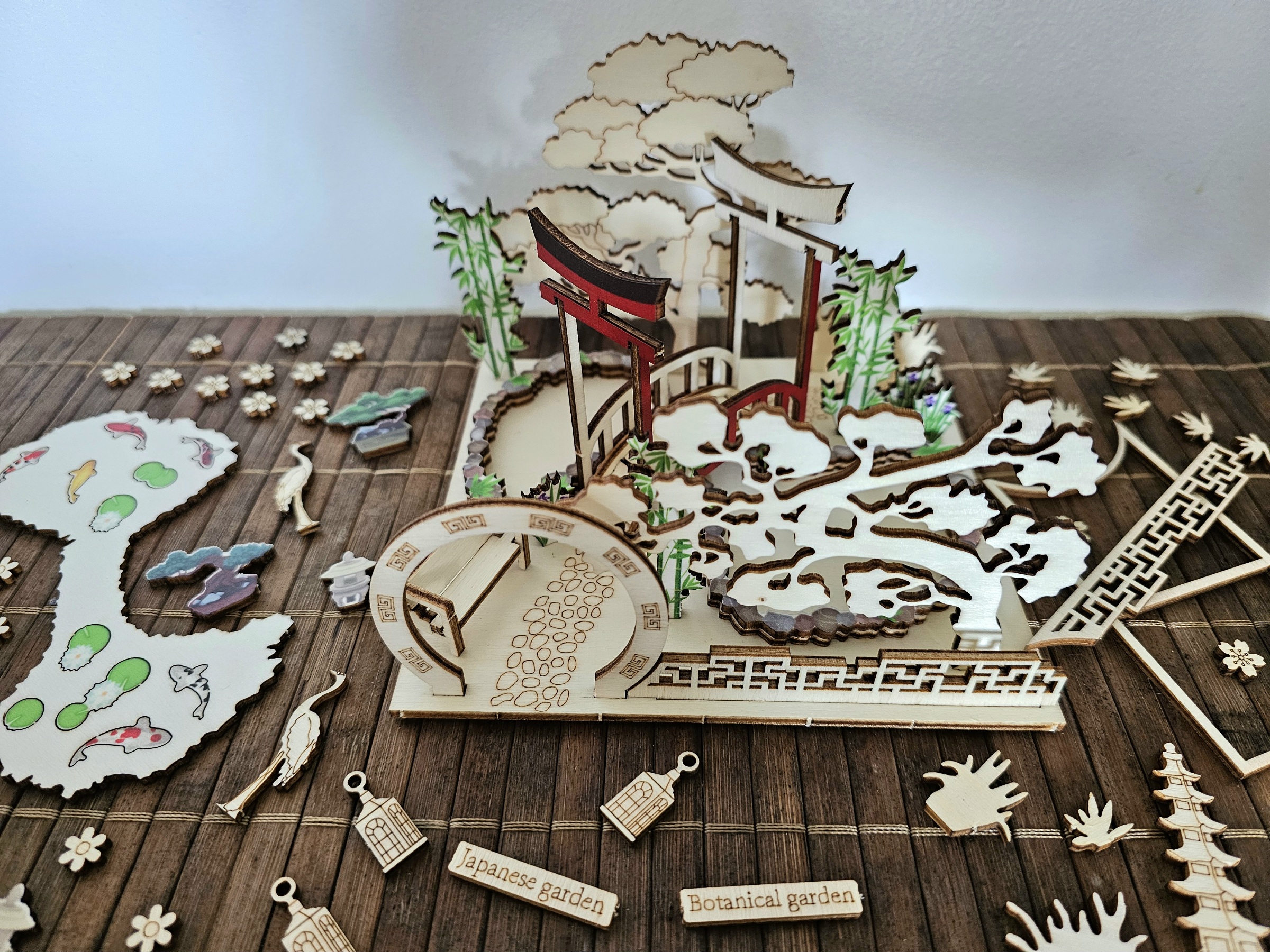 DIY Plywood Modelling – Japanese Garden – Mini DIY Set – Alphe's
