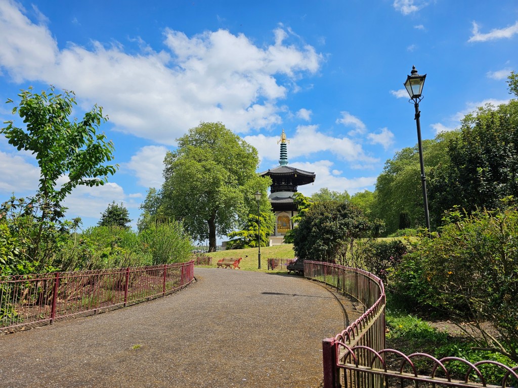 The Pagoda in Battersea Park, London.