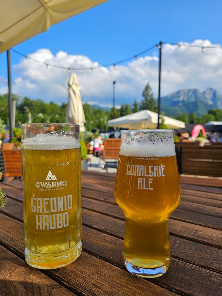 Craft beer in Gwarno restaurant