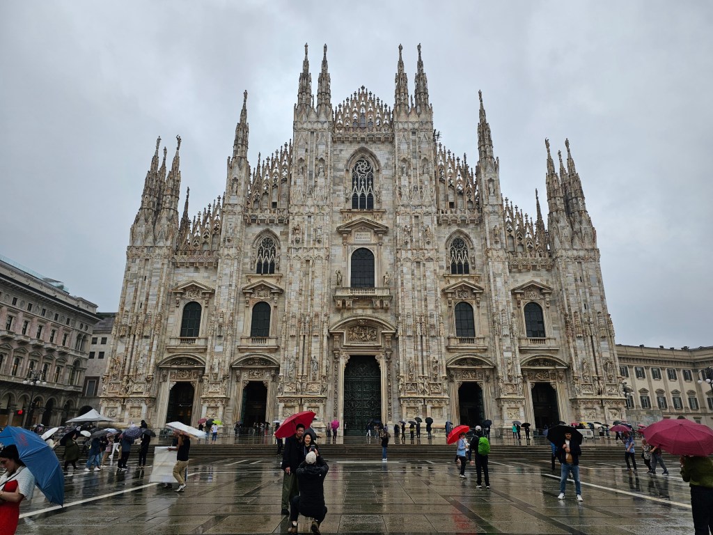 Duomo di Milano in the rain