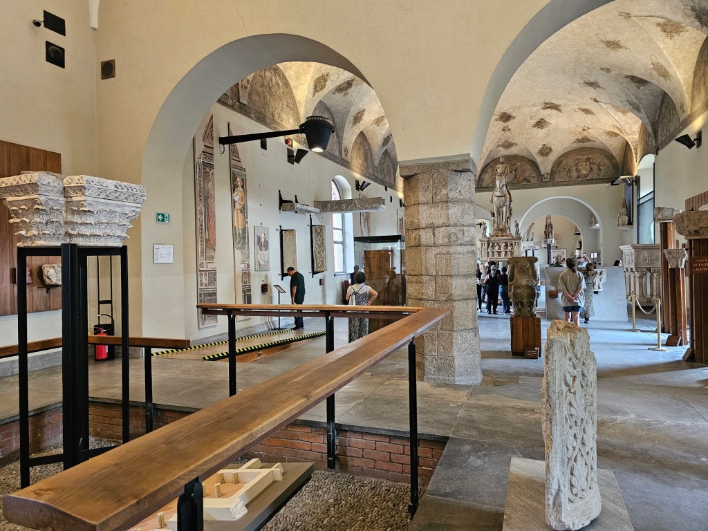 An exhibition in Sforzesco Castle in Milan