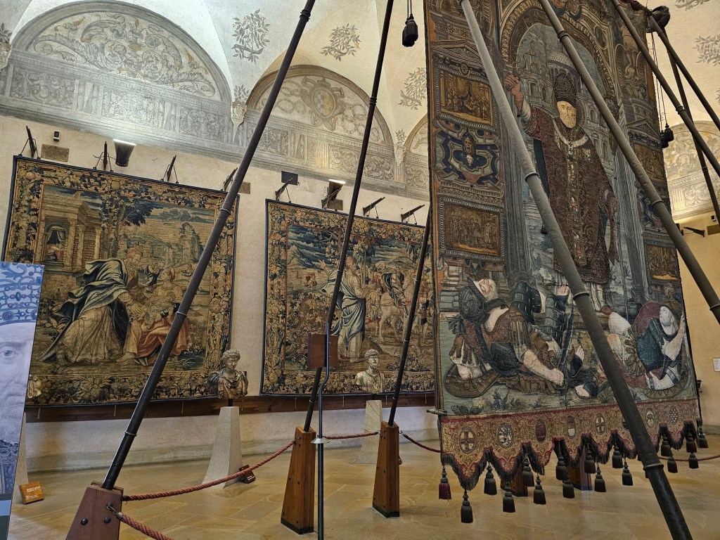 An exhibition in Sforzesco Castle in Milan