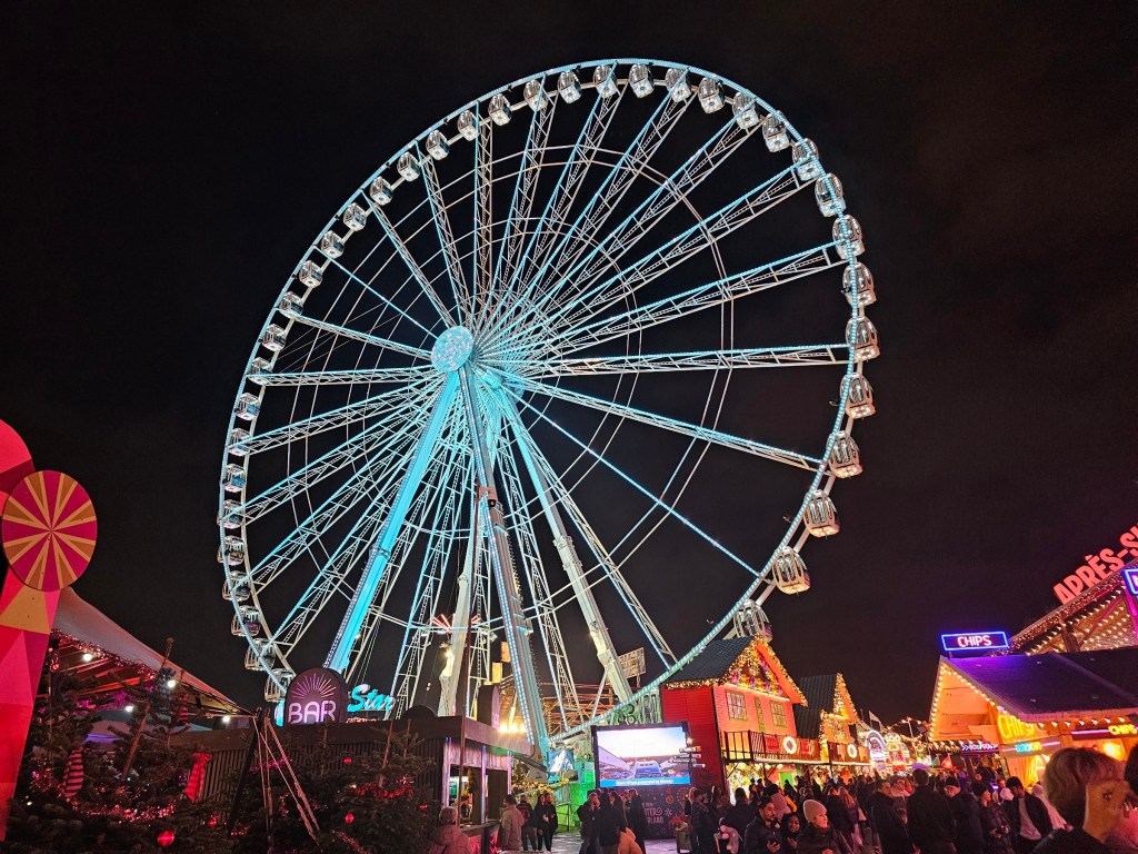 Ferris wheel in Winter Wonderland, Hyde Park, London