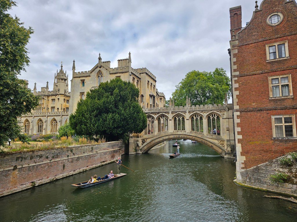Bridge of Sighs in Cambridge, England