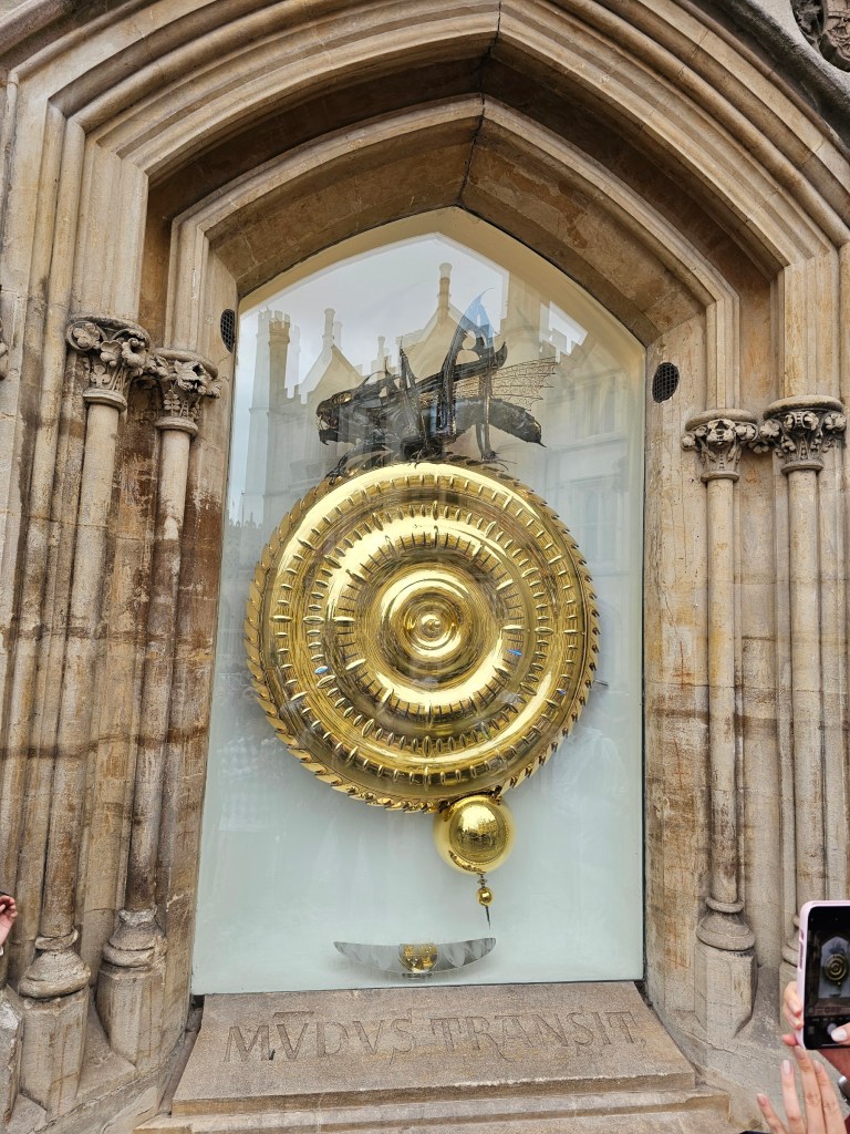 Peculiar Corpus Clock in Cambridge, England