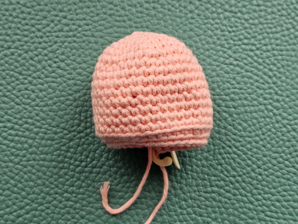 Crocheted head / body of a jellyfish