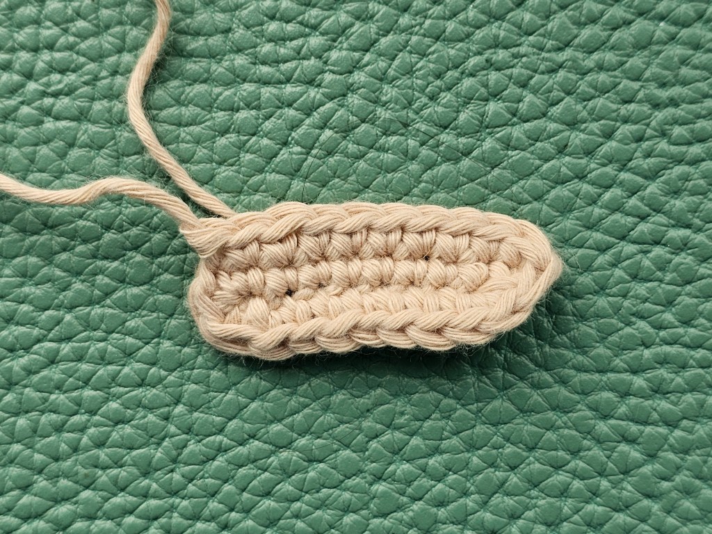 Crocheted muzzle of a pony