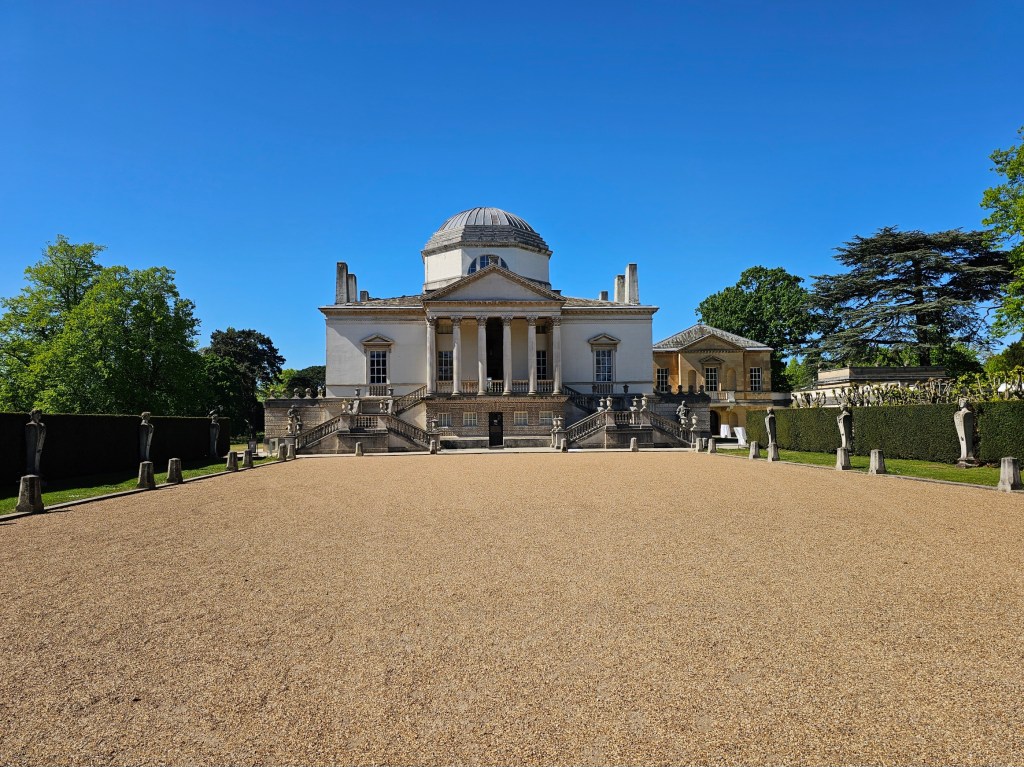 Majestic Chiswick House seen from the front