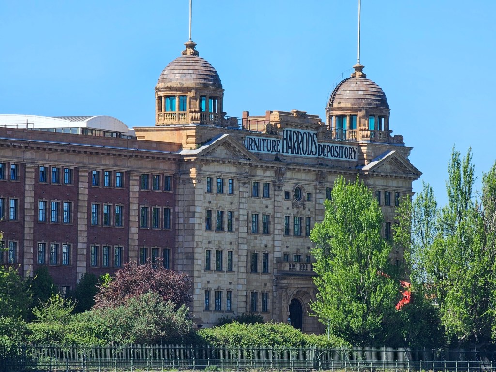 Old Harrods building in West London