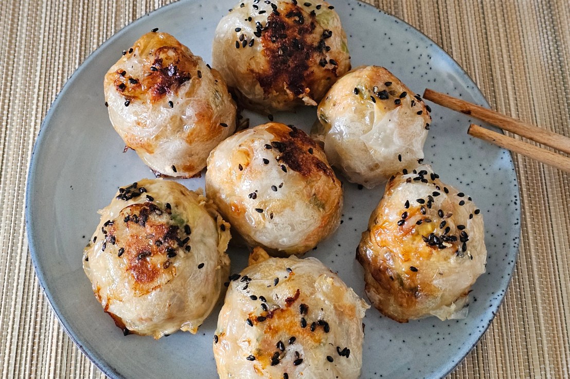 Rice Paper Chicken Dumplings – Gluten Free – High Protein – Air Fried Or&nbsp;Baked