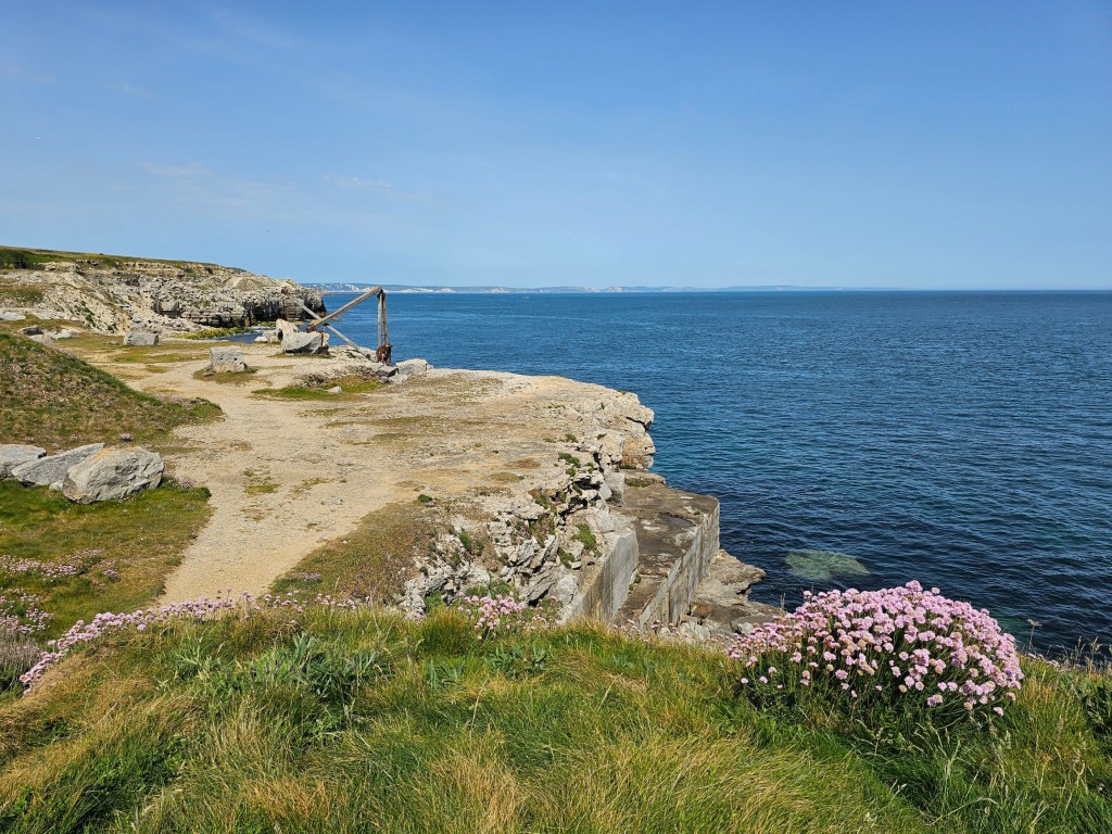 Rocky coast at Portland Bill, Isle of Portland, UK