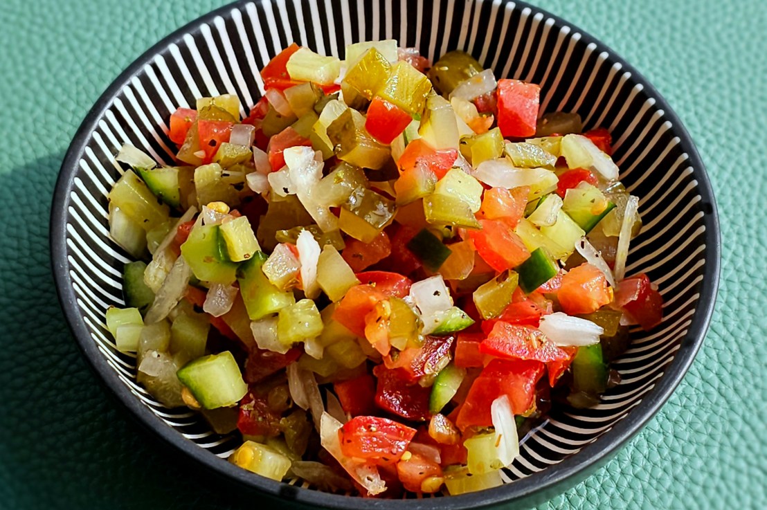 The Best Salad For BBQ – 4 Ingredients – Refreshing And Light – Polish Pico De&nbsp;Gallo