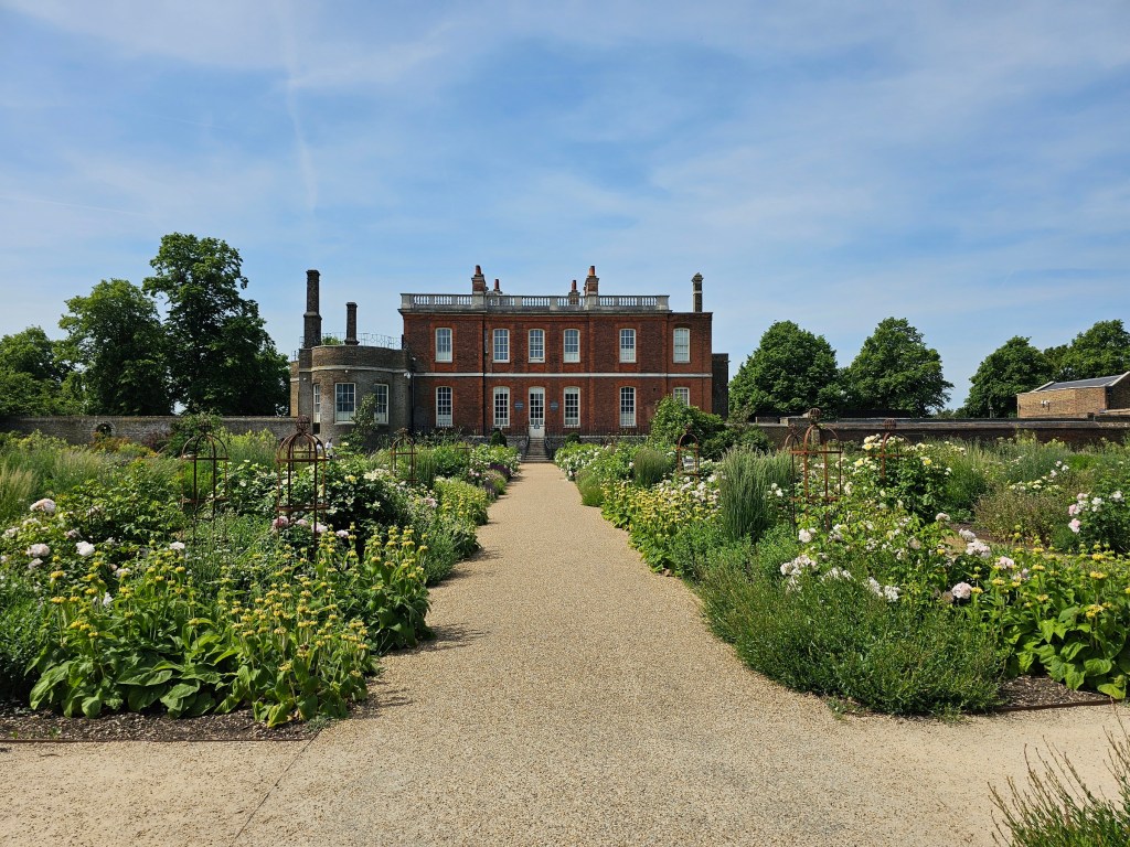 The rose garden in Greenwich Park, London