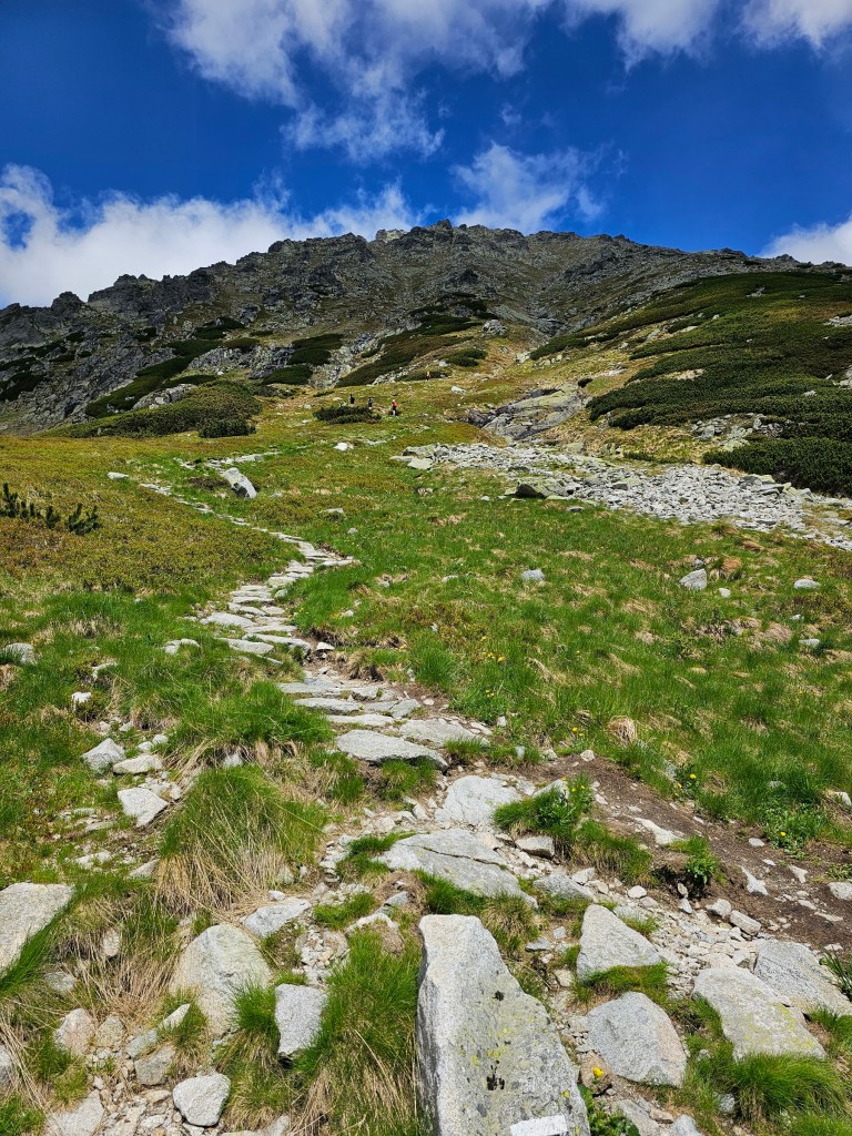 A rocky trail to the top of Kozi Wierch