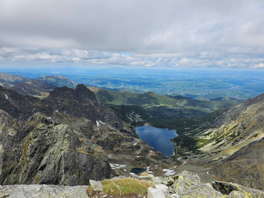 The view of Hala Gasienicowa from the top of Kozi Wierch