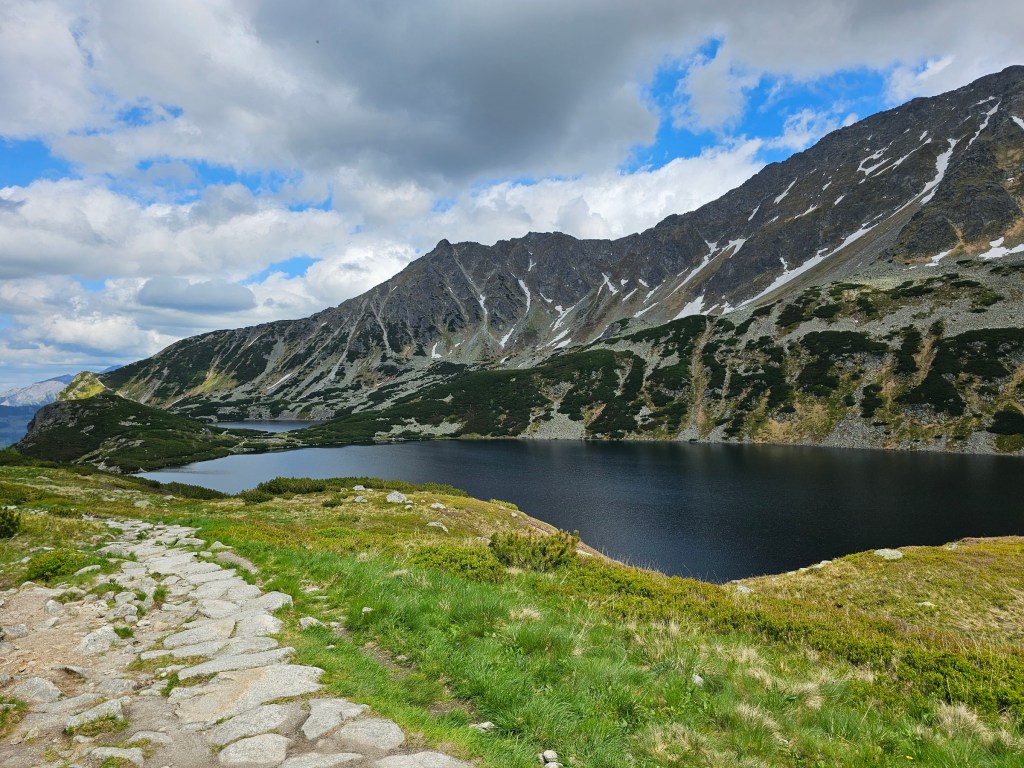 Two lakes in 5 Ponds Valley, Tatra Mountains, Poland