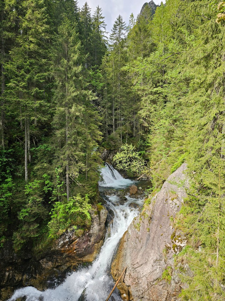 Wodogrzmoty Mickiewicza - small waterfall near the trail to Morskie Oko in Poland