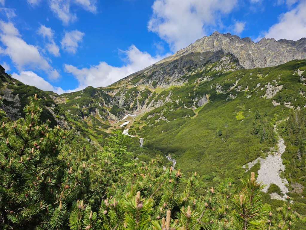Views during a hike to Dolina Pieciu Stawow