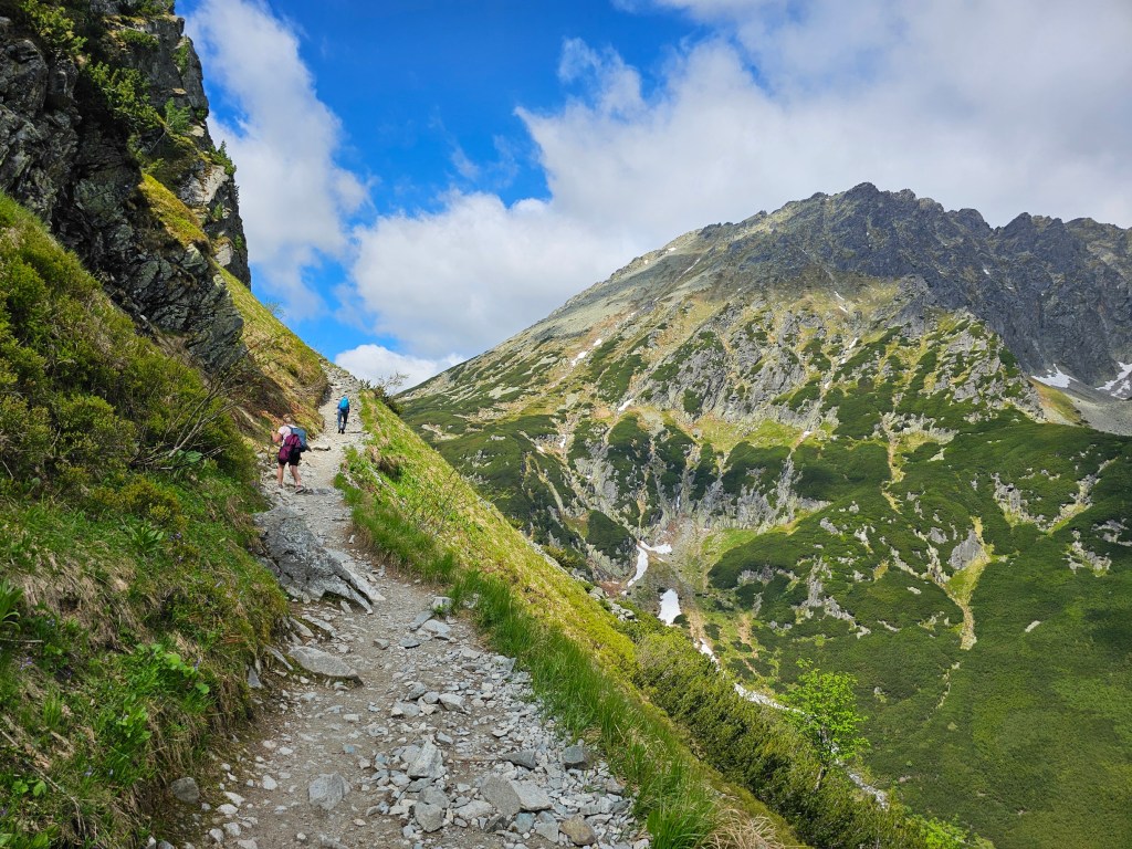 Views during a hike to Dolina Pieciu Stawow